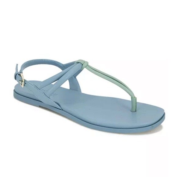 Kenneth Cole Shoes - Kenneth Cole Reaction Women's Warren Slip-on Flat Sandals - Blue Multi Size 5.5